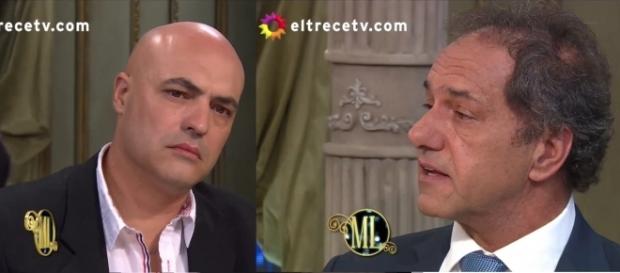 Marcelo Salinas muy enojado con Scioli Marcelo Salinas muy enojado con Scioli