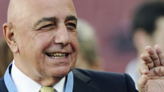 Adriano Galliani si gode il Milan secondo in classifica