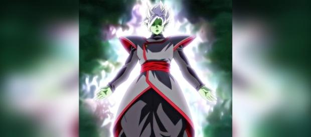 Aparición de la fusión de Goku Black y Zamasu en los avances del capítulo 64. Aparición de la fusión de Goku Black y Zamasu en los avances del capítulo 64.