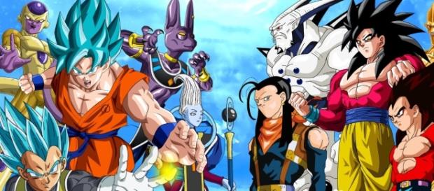 Imagen sobre los personajes de Super vs los de GT Imagen sobre los personajes de Super vs los de GT