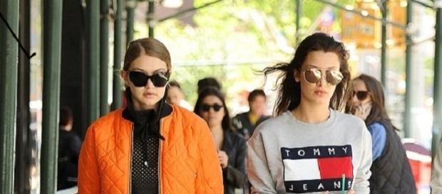 Le sorelle modelle Gigi e Bella Hadid. Le sorelle modelle Gigi e Bella Hadid.