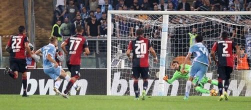 Lazio - Cagliari 4-1 del 26-10-2016, record negativo Cagliari per gol subiti