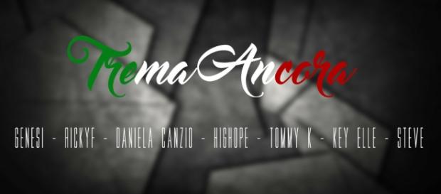 La copertina del singolo 'Trema Ancora'. La copertina del singolo 'Trema Ancora'.