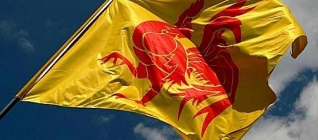 Le drapeau wallon auquel les Français devront s'habituer... Le drapeau wallon auquel les Français devront s'habituer...