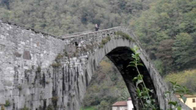 Il 'Ponte del Diavolo' a Borgo a Mozzano (Lucca).