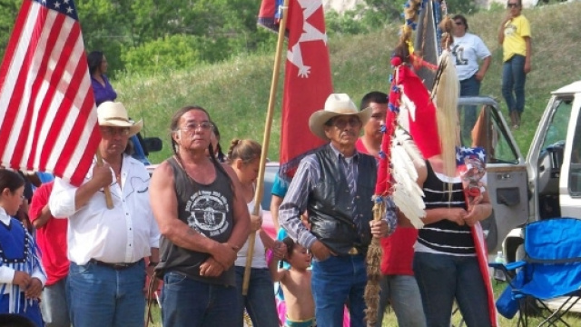 Manifestazione in Dakota contra la costruzione dell'oleodotto