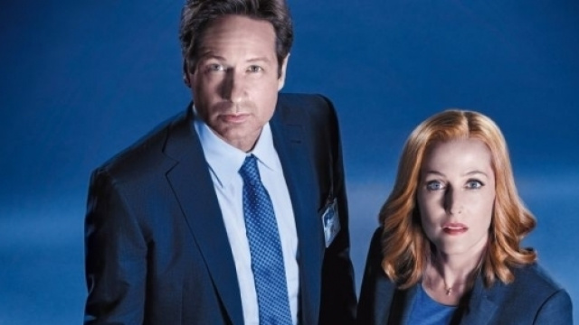 Nella foto: David Duchovny e Gillian Anderson