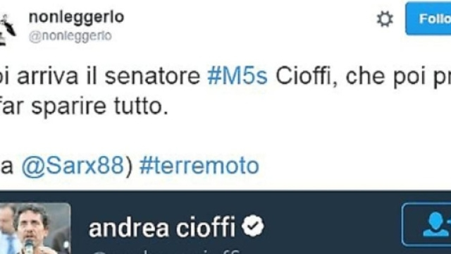 Nonleggerlo ha rilanciato la battuta del senatore Cioffi