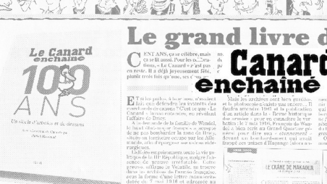 Un siècle de Canard enchaîné dans le livre de Rambaud, au Seuil