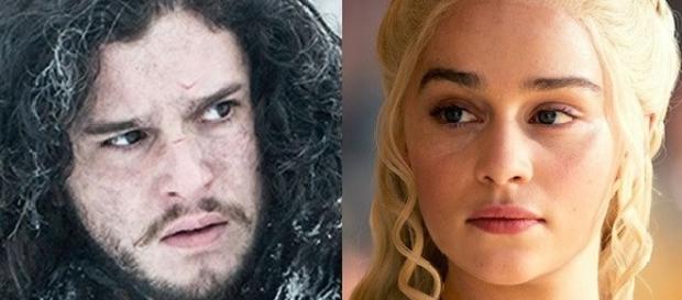 Immagine: Jon e Daenerys di Games of Throne. Immagine: Jon e Daenerys di Games of Throne.