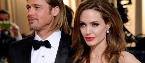 Brad Pitt e Angelina Jolie al tempo del loro matrimonio avvenuto nel 2014