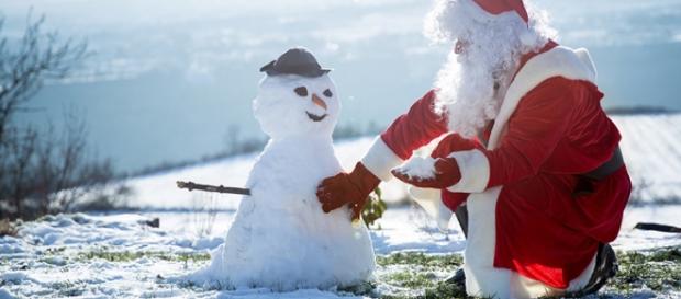 Babbo Natale nelle notti delle luminarie a Salerno Babbo Natale nelle notti delle luminarie a Salerno