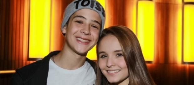 João Guilherme e Larissa Manoela João Guilherme e Larissa Manoela