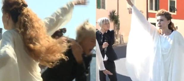 Eleonora Brigliadori aggredisce l'inviata de "Le Iene" Eleonora Brigliadori aggredisce l'inviata de "Le Iene"