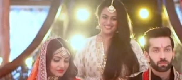 ‘Mandap’ is ready for Shivaay and Tia’s marriage (Youtube screen grab) ‘Mandap’ is ready for Shivaay and Tia’s marriage (Youtube screen grab)
