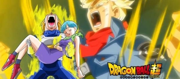 Trunks sacando toda su ira por pensar que su madre murió nuevamente Trunks sacando toda su ira por pensar que su madre murió nuevamente