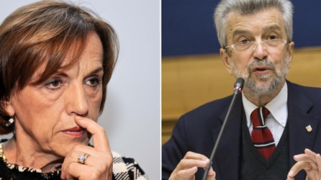Gli ex ministri del Lavoro Fornero e Damiano.