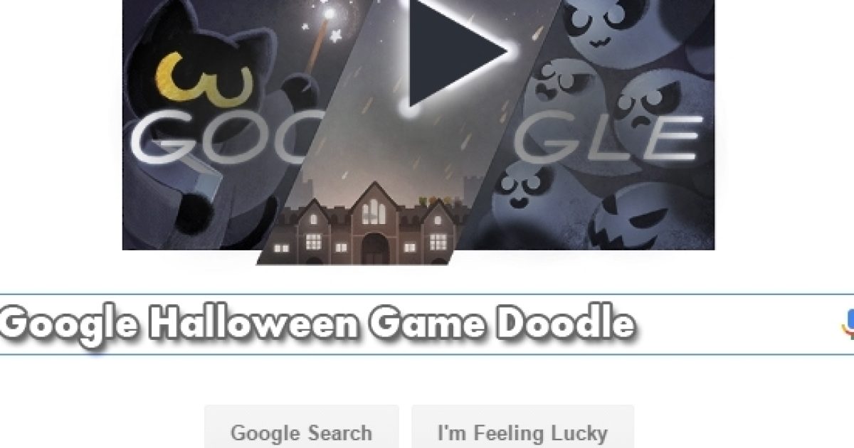 Google’s 2016 Halloween 'game doodle