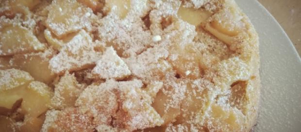 La dolce torta d'oro dell'autunno La dolce torta d'oro dell'autunno