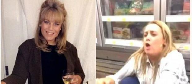 Mulher caiu no congelador e ficou desesperada Mulher caiu no congelador e ficou desesperada