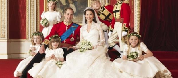 William e Kate nel giorno del loro matrimonio William e Kate nel giorno del loro matrimonio