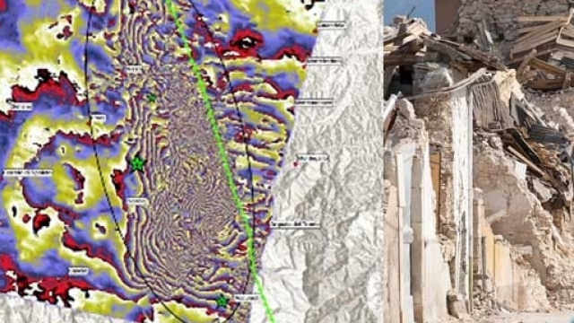 L'andamento dei movimenti del suolo registrato dall'INGV