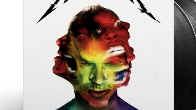 La copertina di Harwired in fomato vinile