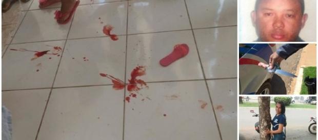 Homem tenta matar a ex-esposa durante uma briga Homem tenta matar a ex-esposa durante uma briga