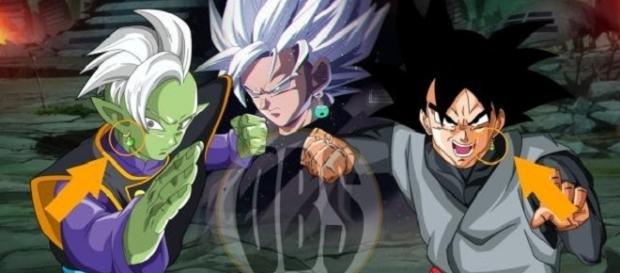La funsion de Zamasu y black goku La funsion de Zamasu y black goku