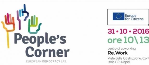 La locandina del progetto People's Corner La locandina del progetto People's Corner