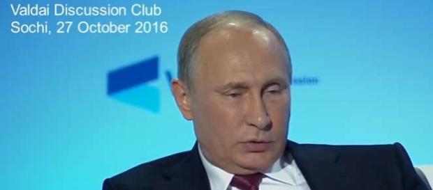 Vladimir Putin a ținut o conferință de presă la ”Clubului de Discuții Valdai” - Foto: captură YouTube Vladimir Putin a ținut o conferință de presă la ”Clubului de Discuții Valdai” - Foto: captură YouTube