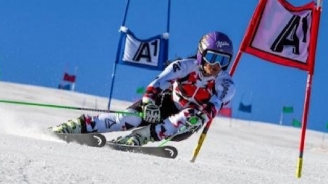 La Campionessa austriaca Anna Veith durante una gara