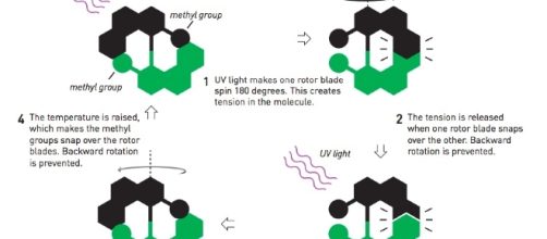 Il nano-motore a raggi ultravioletti