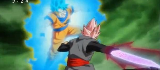 BLACK ROSE Y GOKU AZUL DRAGON BALL SUPER BLACK ROSE Y GOKU AZUL DRAGON BALL SUPER