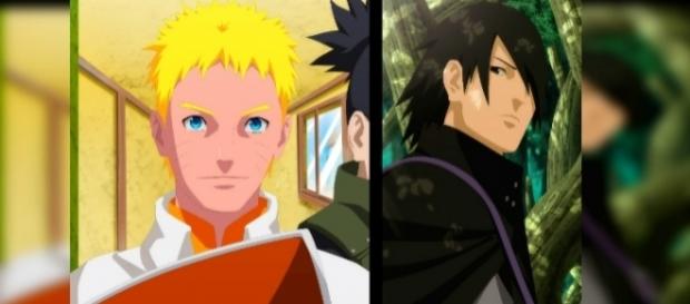 "FanArt" De Naruto y Sasuke en el final de la serie creador por "YahikoDarkII". "FanArt" De Naruto y Sasuke en el final de la serie creador por "YahikoDarkII".