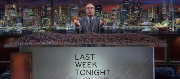 Oliver was busy raisin' some hell on this week's episode / Photo via Youtube - Scandals: Last Week Tonight with John Oliver (HBO) - Lastweektonight Oliver was busy raisin' some hell on this week's episode / Photo via Youtube - Scandals: Last Week Tonight with John Oliver (HBO) - Lastweektonight