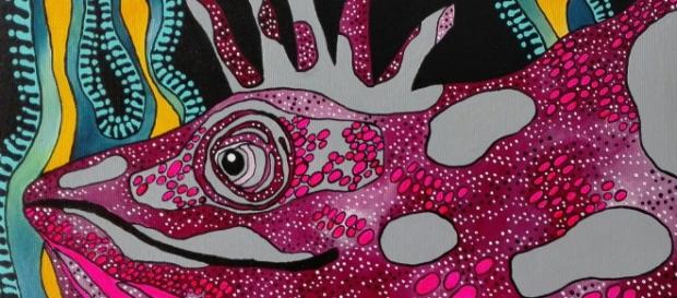 "Petaloso" 2016 acrilico su tela, 20x30. "Petaloso" 2016 acrilico su tela, 20x30.