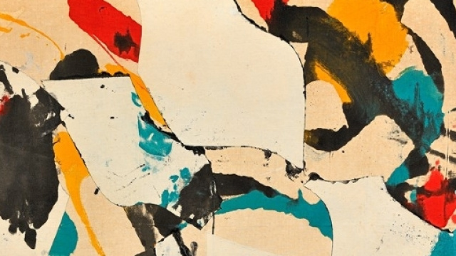 Marca-Relli Conrad - F-S-15-59 1959 -collage and mixed media on canvas - 66.3 x 86.5 cm.