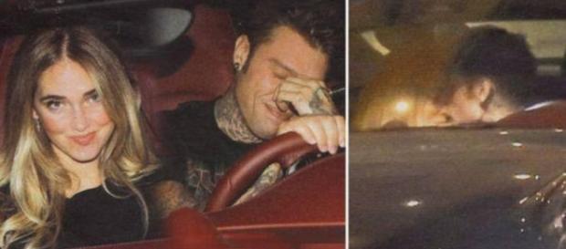 Chiara Ferragni e Fedez: bacio nella notte Chiara Ferragni e Fedez: bacio nella notte