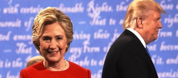 Hillary Clinton è in netto vantaggio su Donald Trump. Hillary Clinton è in netto vantaggio su Donald Trump.