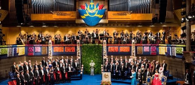 La Konserthuset, la famosa Sala dei concerti di Stoccolma in cui avviene la cerimonia di premiazione del Nobel La Konserthuset, la famosa Sala dei concerti di Stoccolma in cui avviene la cerimonia di premiazione del Nobel