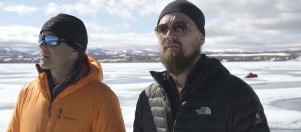 Leonardo DiCaprio in una scena del documentario - newscinema.it Leonardo DiCaprio in una scena del documentario - newscinema.it