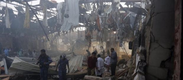 Yemen funeral airstrike kills over 140 as rebels blame Saudi ... - thesun.co.uk Yemen funeral airstrike kills over 140 as rebels blame Saudi ... - thesun.co.uk