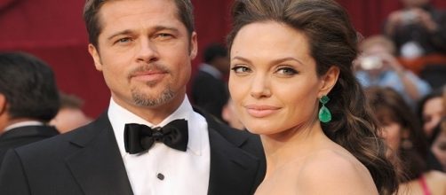 La foto di Angelina Jolie e Brad Pitt insieme ad un evento