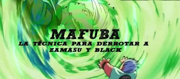 El mafuba, la técnica para acabar con Zamasu y Black. El mafuba, la técnica para acabar con Zamasu y Black.