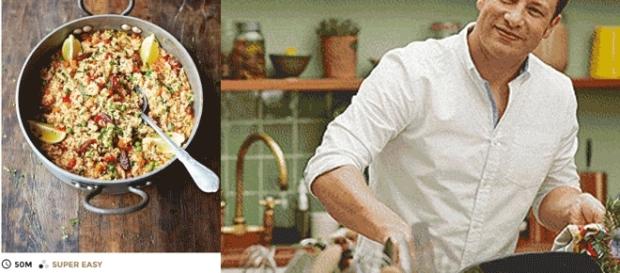 L'escandalo total. J'vous dis pas ! Du chorizo dans la paella de Jamie Oliver. Allo, allo, quoi ! L'escandalo total. J'vous dis pas ! Du chorizo dans la paella de Jamie Oliver. Allo, allo, quoi !