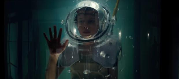 Millie Bobby Brown's character Eleven in Netflix's Stranger Things. YouTube (Screencap-Netflix) Millie Bobby Brown's character Eleven in Netflix's Stranger Things. YouTube (Screencap-Netflix)