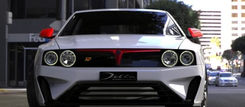 Render della Nuova Lancia Delta HF Integrale disegnata da Angelo Granata www.angelogranata.com