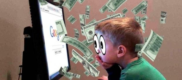 Niño endeudado por compra de publicidad a google Niño endeudado por compra de publicidad a google