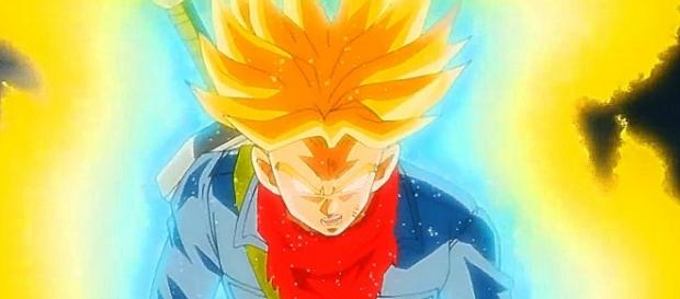 Trunks con su nueva transformación Trunks con su nueva transformación